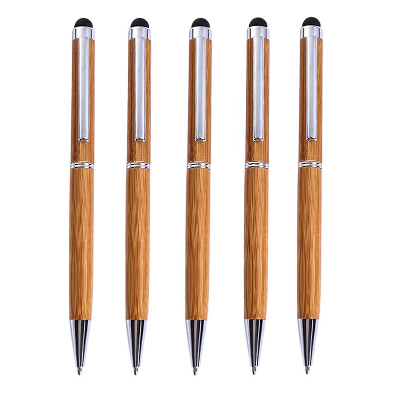 觸屏竹木圓珠筆 - 卡西亞 筆芯:1.0mm黑原子筆芯 禮品特點:新款創意原子筆,工作生活,輕鬆應對,給您完美書寫體驗 客製 - 卡西亞 24338_pen_01