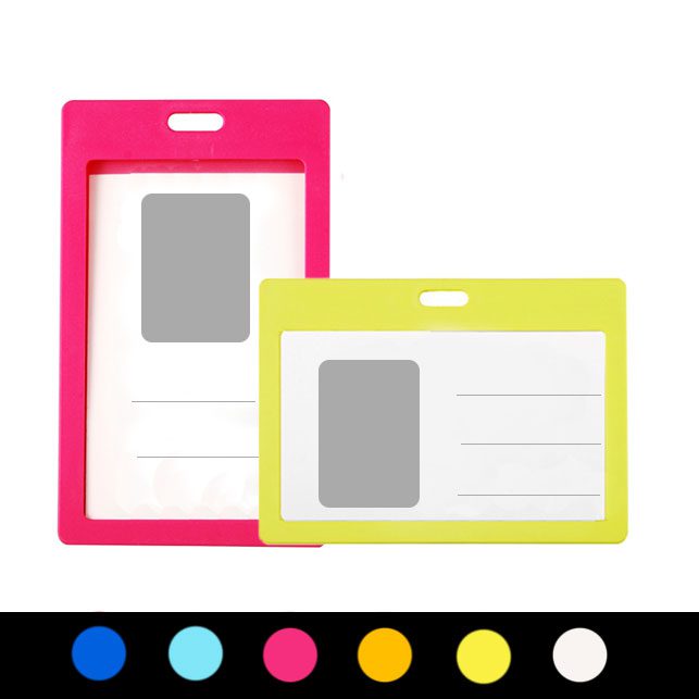 糖果色塑膠證件套 - 卡西亞 卡西亞 客製 - 卡西亞 20537_Badge_Holder_01
