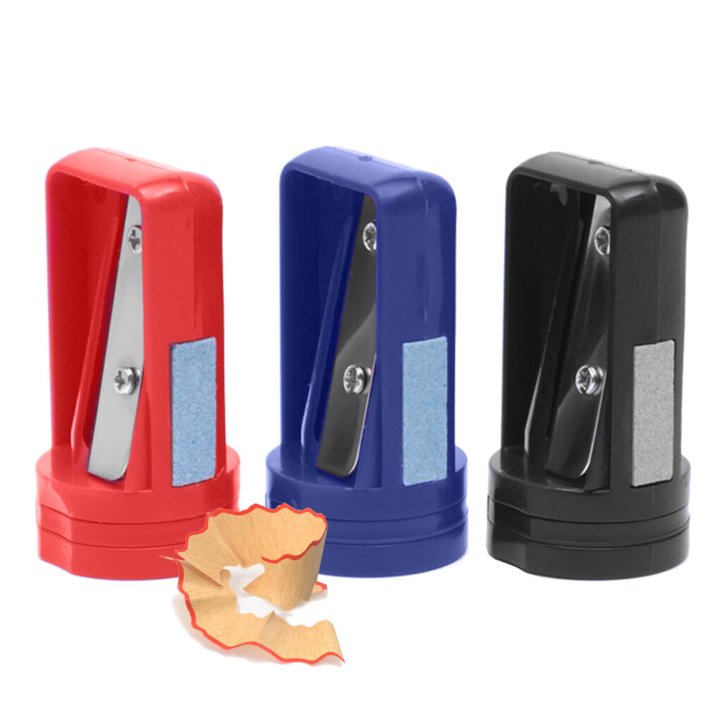 筆刨 - 卡西亞 塑料筆刨,側面有金屬刀片和小沙墊。Pad Print: 40mmW x 8mmH, Direct Digital: 40mmW x 8mmH 客製 - 卡西亞 psh001_1-112221-128